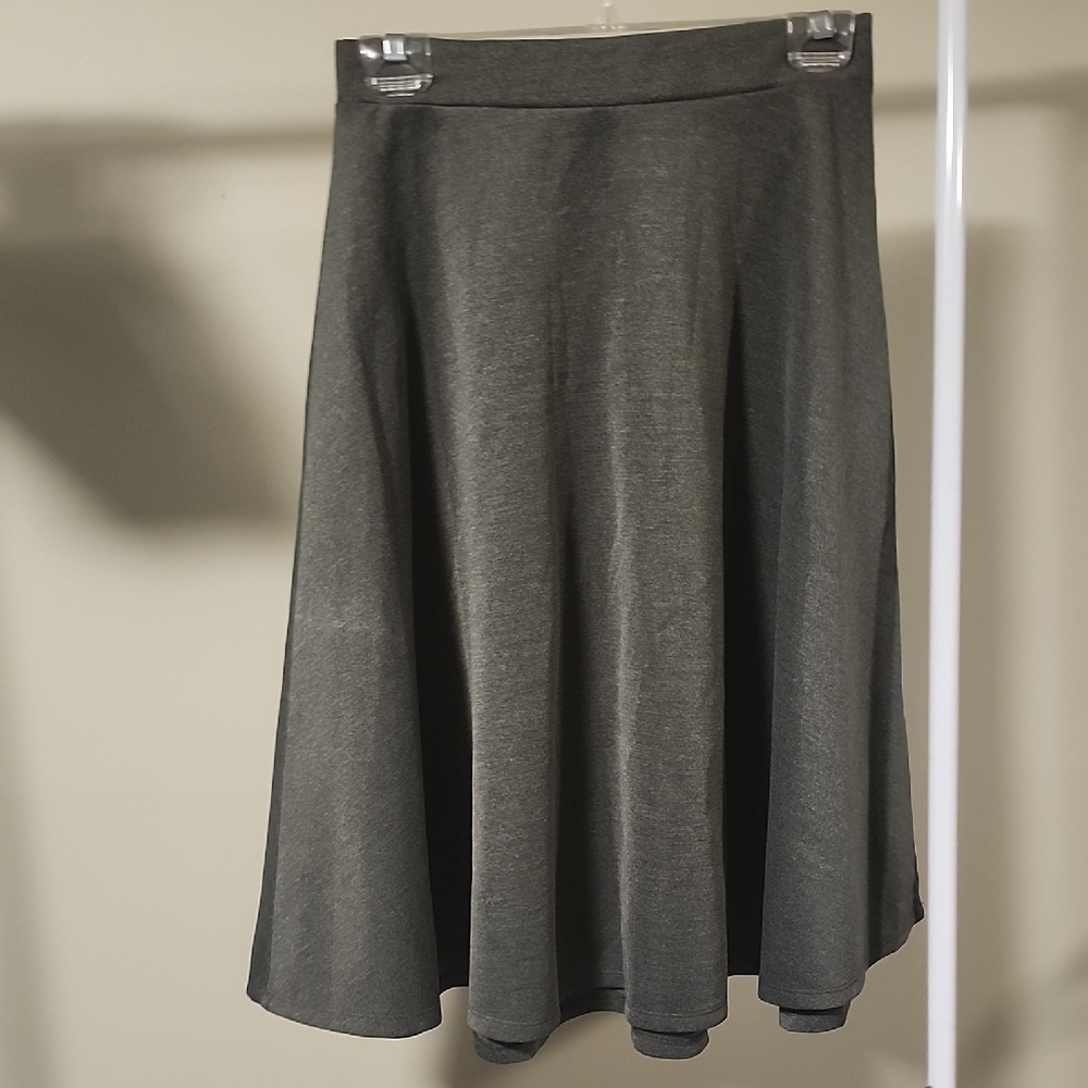 SWS Elegant Gray A-Line Women's Skirt